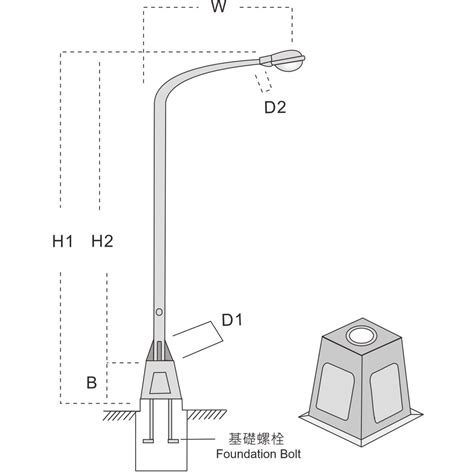 燈柱距離